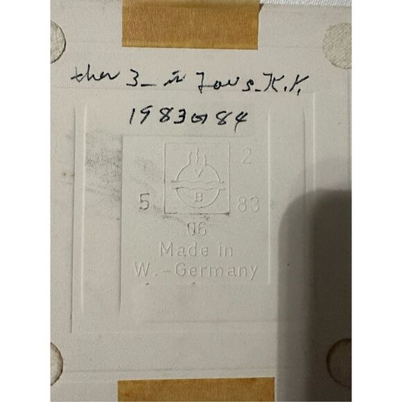 1970 Vintage Fruit Ceramic Tile Framed Artwork Trivets Set of 3 - Picture 7 of 8